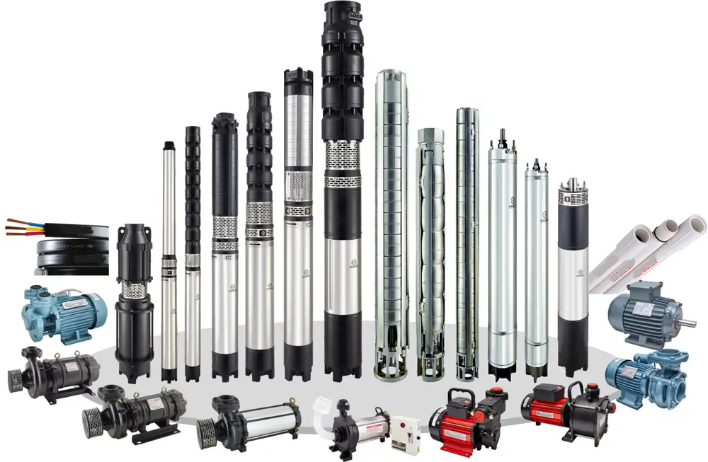 SUPERTECH submersible and industrial pump range